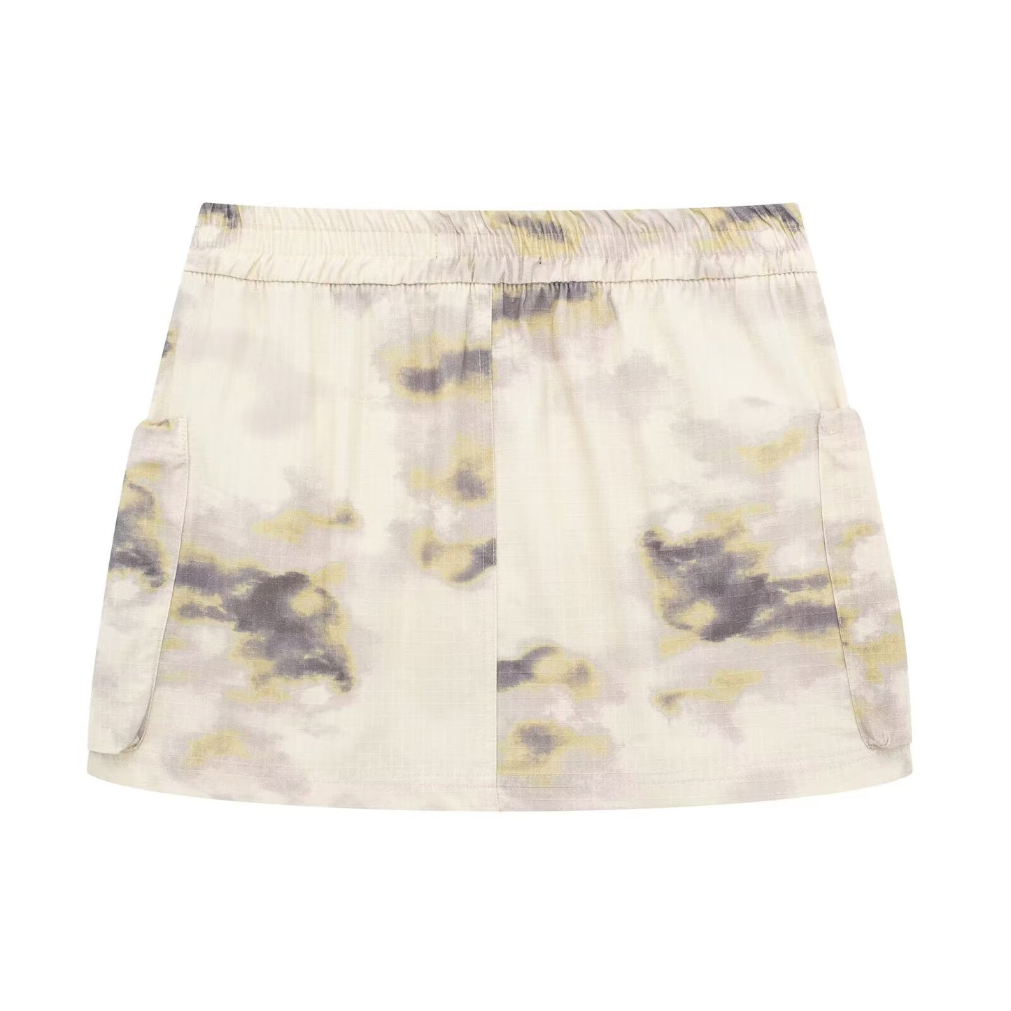 Printed Bomber Jacket Workwear Mini Skirt Set