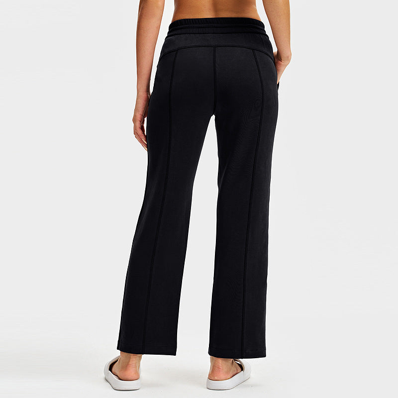 Lightweight Straight-Leg Casual Loose Pants