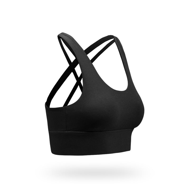 Women’s Sports Bra – Running, Yoga, Fitness Tank Top with Back Closure