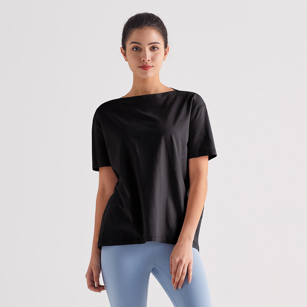 Sports Short-Sleeve T-Shirt – Summer Breathable Quick-Dry Yoga Top