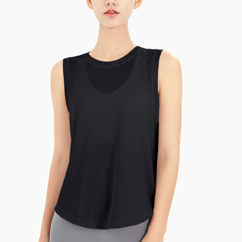 Quick-Dry Loose-Fit Women’s Sleeveless Sports Top