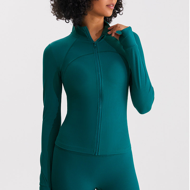 Moisture-Wicking Fitness Training Sweatshirt - Slim-Fit Sports Top