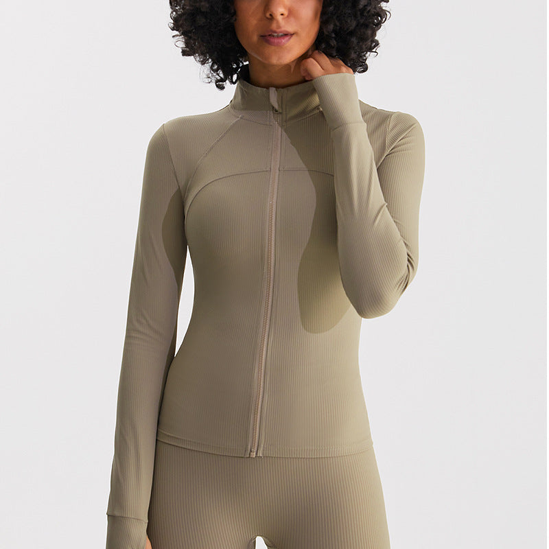 Moisture-Wicking Fitness Training Sweatshirt - Slim-Fit Sports Top