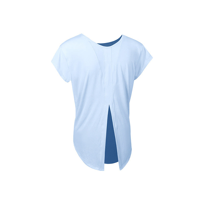 Breathable Fitness Sports T-Shirt - Loose Fit Running Top