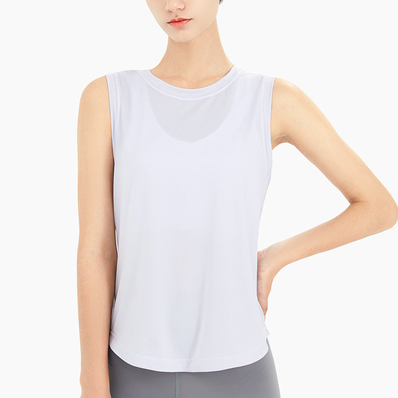 Quick-Dry Loose-Fit Women’s Sleeveless Sports Top