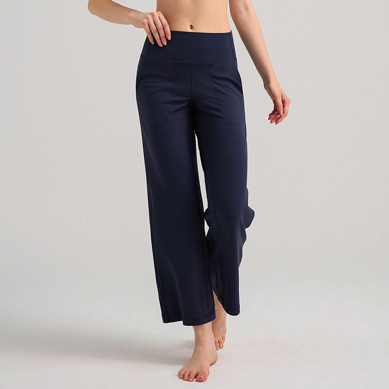 Loose & Breathable Straight-Leg Fitness Pants