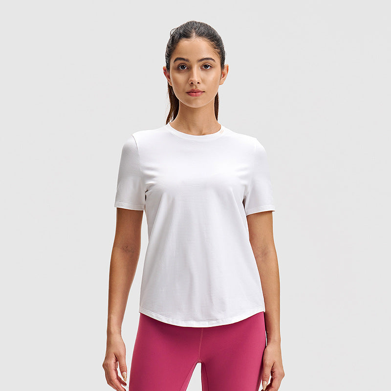 Simple Classic Short-Sleeved Round-Neck Sports T-Shirt